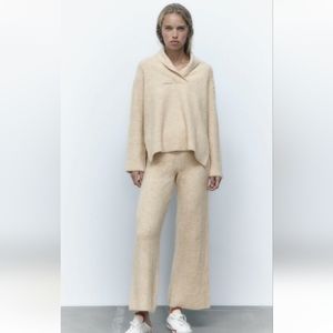 Zara Rib Cable Knit Sweater